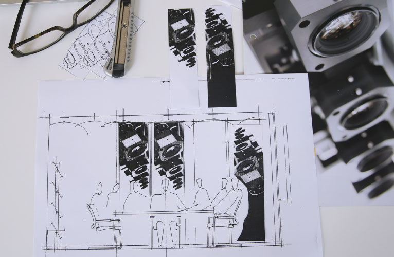 ml PROJEKTE Innenarchitektur | Referenz Grafik